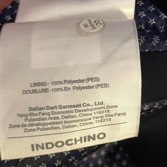 Classic Indichino Custom Navy Blue Men's Blazer - Picture 12 of 16